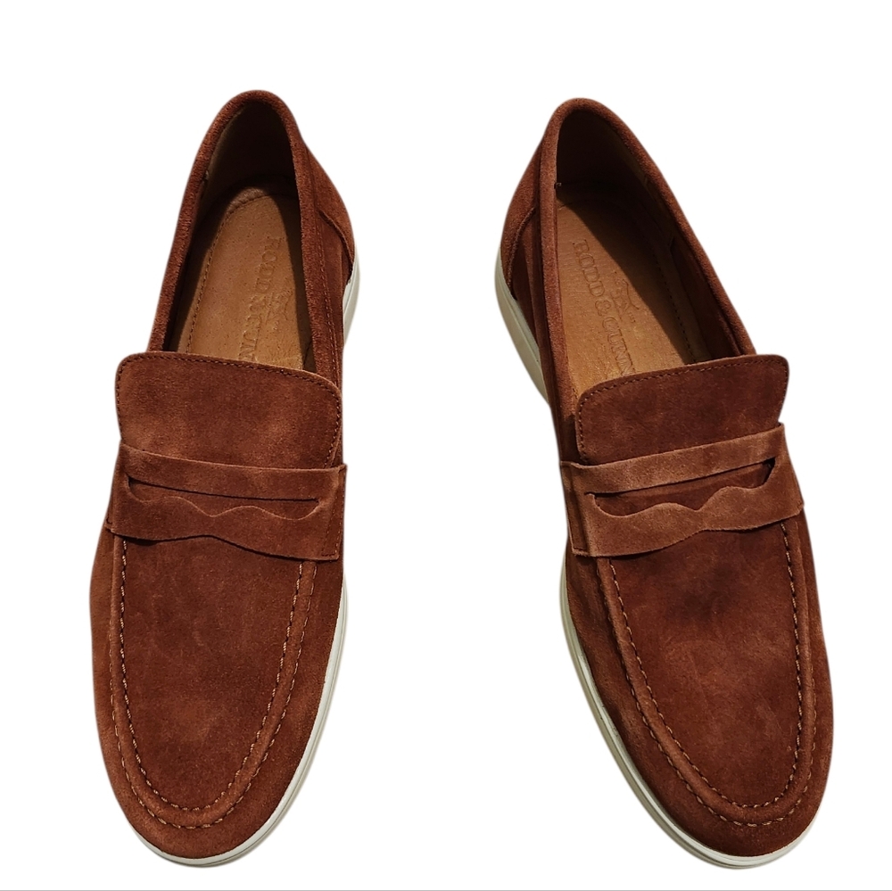 Rodd & Gunn Brown Suede Men's Loafers - 45